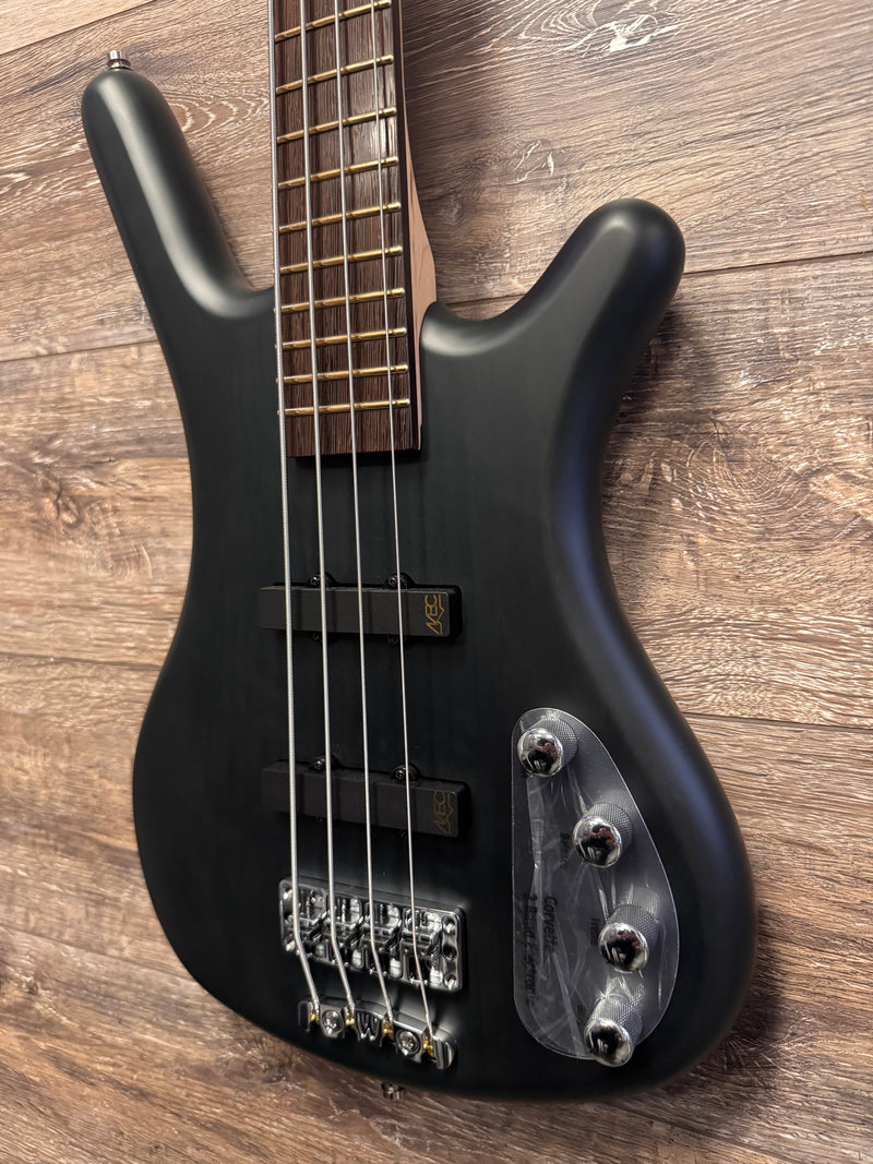 Chargez l'image dans la visionneuse de la galerie, Warwick RockBass Corvette Basic,4 cordes, vert foncé Transparent,avec étui souple