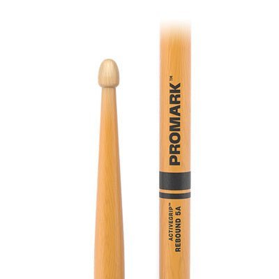 Chargez l'image dans la visionneuse de la galerie, Baguettes ProMark Rebound 5A ActiveGrip en hickory transparent, pointe en bois de gland - Drummond Musique