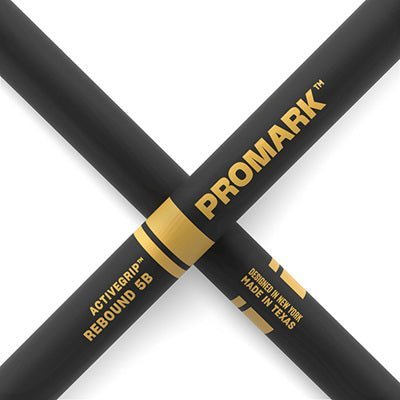 Chargez l'image dans la visionneuse de la galerie, Baguettes ProMark Rebound 5B ActiveGrip en hickory, pointe en bois de gland - Drummond Musique