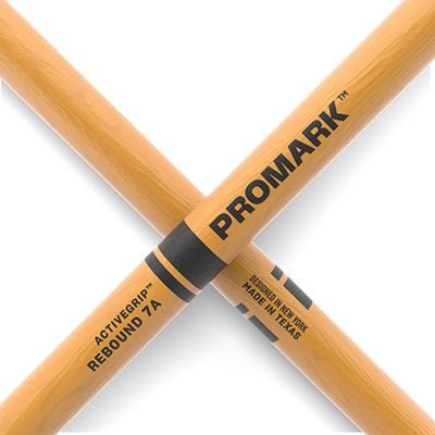 Chargez l'image dans la visionneuse de la galerie, Baguettes ProMark Rebound 7A ActiveGrip en hickory transparent, pointe en bois de gland - Drummond Musique