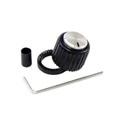 Load image into gallery viewer, Bouton rotatif à verrouillage, Noir/ Argent - Drummond Musique