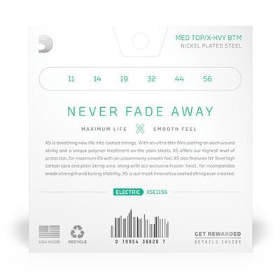 Chargez l'image dans la visionneuse de la galerie, Corde de guitare Électrique D'Addario XSE1156, XS Acier Nickelé 11 - 56 - Drummond Musique