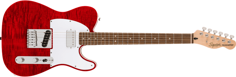 Chargez l'image dans la visionneuse de la galerie, Guitare électrique, SÉRIE AFFINITY® TELECASTER® FMT SH Touche en laurier, plaque de protection blanche, rouge cramoisi transparent - Drummond Musique