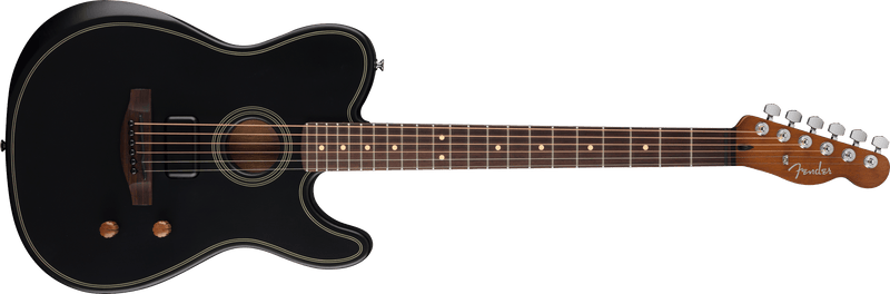 Load image into gallery viewer, Guitare Électrique/acoustique, ACOUSTASONIC® STANDARD TELECASTER® Black (pas d’étui) - Drummond Musique