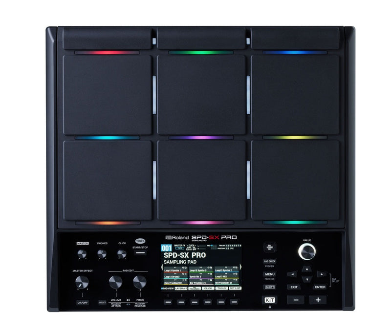 Chargez l'image dans la visionneuse de la galerie, ROLAND / SPD-SX-PRO / échantillonneur / module de percussion à 9 “pads”et écran couleur de 3 pouces