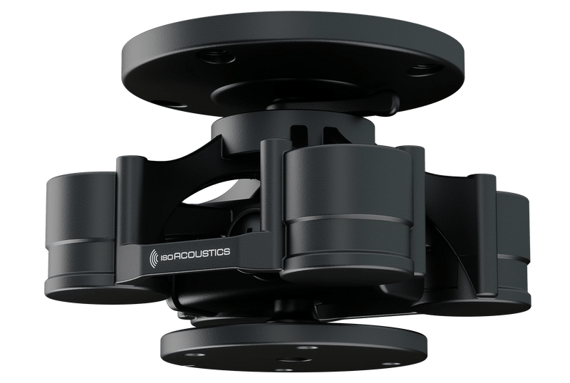 Load image into gallery viewer, V120 MOUNT, isolation acoustique pour les enceintes suspendues aux murs ou aux plafonds 4.6" x 4.6" x 3.5" 40 lbs (18.1 kg) - Drummond Musique