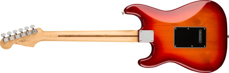Load image into gallery viewer, Electric guitar, "Player Stratocaster, HSS plus top", maple fingerboard, "aged cherry burst" finish, no case