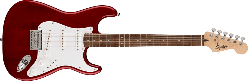 Chargez l'image dans la visionneuse de la galerie, Guitare électrique, "Squier Stratocaster HT Pack-Crimson Red Transparent" avec Frontman 10G-120V