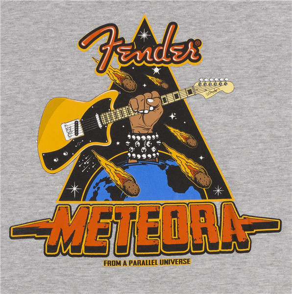 Load image into gallery viewer, FENDER / 919-0704-806 / Meteora Raglan T-Shirt-XXL Gray & Black