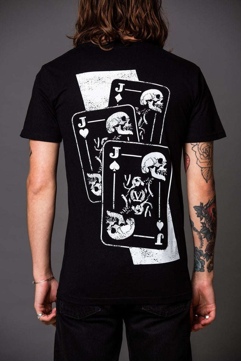 Load image into gallery viewer, VICTORY / “The Jack” Family Logo T-shirt, black, medium