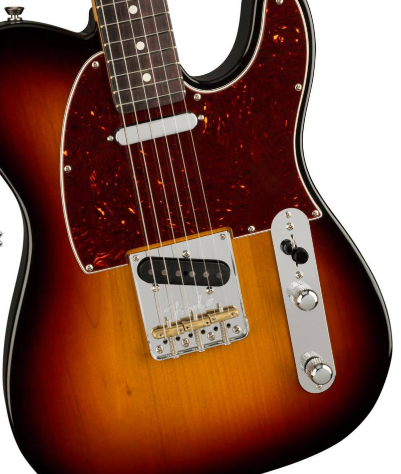 Chargez l'image dans la visionneuse de la galerie, Guitare électrique, "American Professional II Telecaster", manche en rosewood, "3-Color Sunburst" avec étui rigide