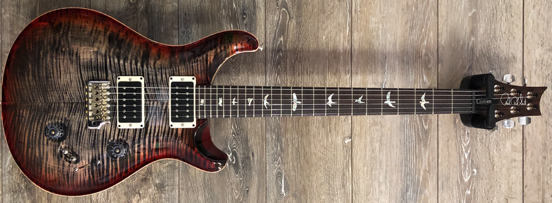 Load image into gallery viewer, PRS / 105859:CY:N / C8M4FNHSI63_5-54, Custom 24-08 Non-10/Pattern Regular Charcoal Cherry Burst with Hard Case