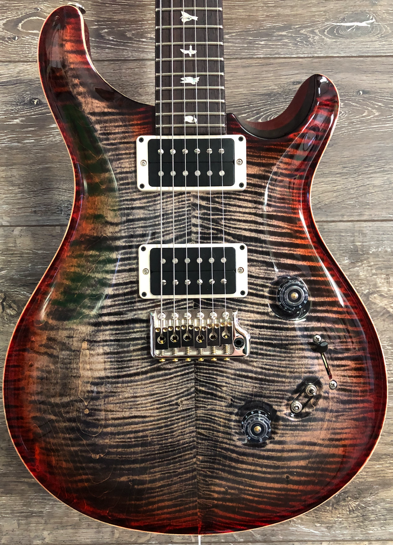 Load image into gallery viewer, PRS / 105859:CY:N / C8M4FNHSI63_5-54, Custom 24-08 Non-10/Pattern Regular Charcoal Cherry Burst with Hard Case