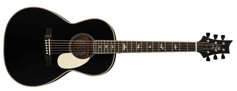 Load image into gallery viewer, PPE20SABV,SE Tonare parlor format, solid mahogany top, satin black finish, with Fishman Sonitone pickup