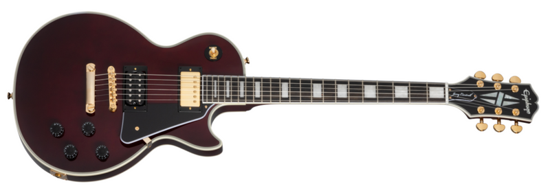 Load image into gallery viewer, Electric Guitar, Les Paul Custom Wini Signature Jerry Cantrell - Dark Wine Red Finish with Hardshell Case