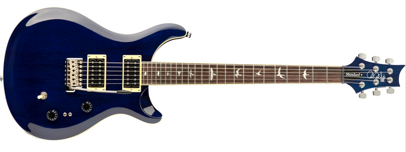 Load image into gallery viewer, PRS/109645::TB:/ST48TB - SE Standard 24-8 - Translucent Blue with Soft Case