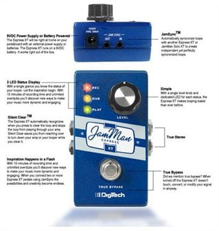 Chargez l'image dans la visionneuse de la galerie, Pédale de boucle "JAMMAN EXPRESS XT"