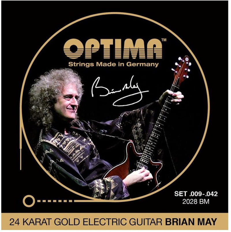 Chargez l'image dans la visionneuse de la galerie, Cordes de guitare électrique 9-42 en Or “Brian May” signature