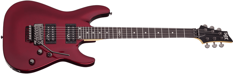 Chargez l'image dans la visionneuse de la galerie, Guitare Électrique 24 frettes avec FloydRose, modèle “C-1-fr-SGR-red” avec pick up sgr et Gigbag
