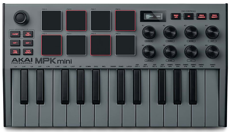Load image into gallery viewer, “MPK MINI MK3” midi controller keyboard