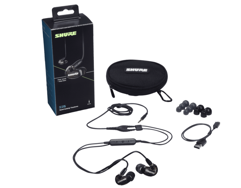 Load image into gallery viewer, SE215 - Sound Isolating Earphones - Black