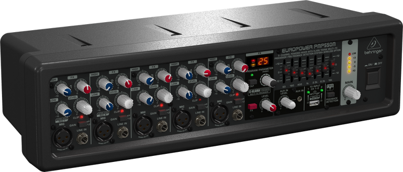 Load image into gallery viewer, 500W 5 channel mixer with FX & FBQ