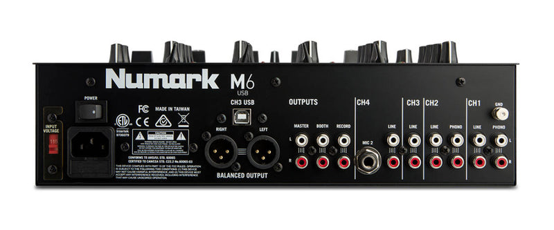 Chargez l'image dans la visionneuse de la galerie, Mixeur de table USB pour DJ 4 canaux "M6 USB"