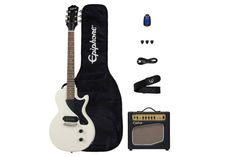 Load image into gallery viewer, Electric guitar, "EPI BJ ARMSTRONG LPJ PLAYER PACK" (G15 amp, soft case, strap, clip-on tuner, 3picks)