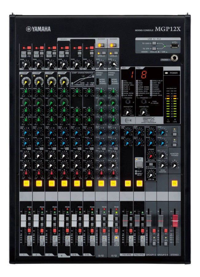 Load image into gallery viewer, MGP12X – Premium 12-Channel Mixing Console
