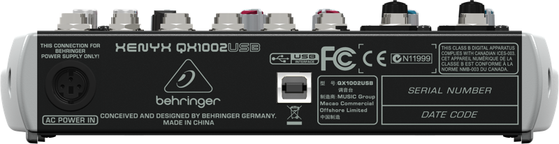 Load image into gallery viewer, 10 inputs 2 buses BUS mixer with USB audio interface and Multi-FX processor