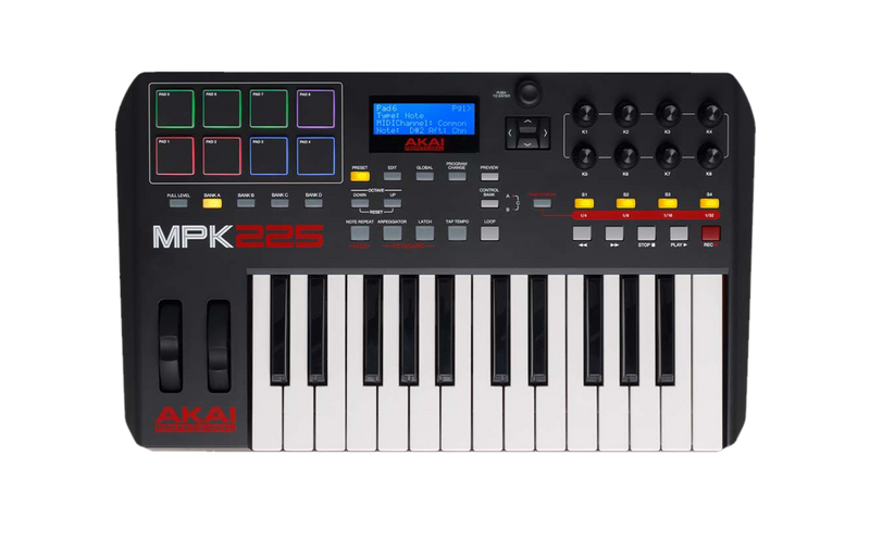 Load image into gallery viewer, Keyboard controller 25 keys/16pad “MPK225”