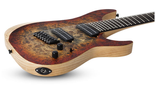 Chargez l'image dans la visionneuse de la galerie, Guitare Électrique 7 cordes fini Satin "Inferno Burst"