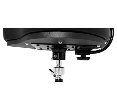 Load image into gallery viewer, AHEAD / SPG-BBR4 / drum bench with black “spanal-G” series seat with back and 4-legged base