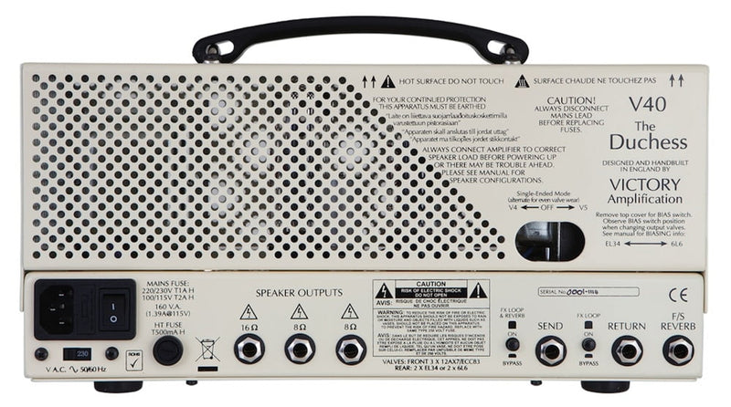 Load image into gallery viewer, “V40 THE DUCHESS” 40W guitar amplifier