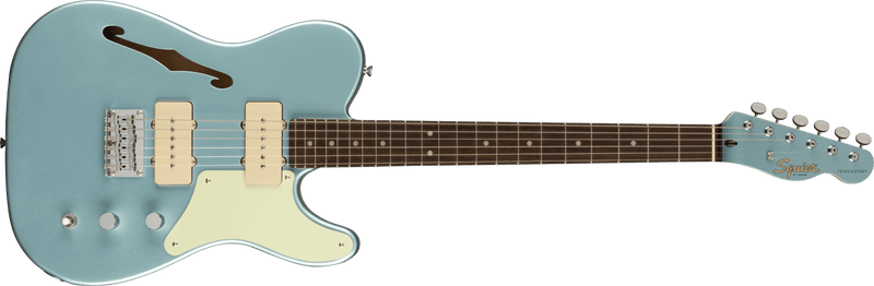 Load image into gallery viewer, SQUIER / 037-7021-983 / PARANORMALE CABRONITA TELECASTER® THINLINE FSR Laurel Fingerboard, Mint Pickguard, Matching Headstock, Ice Blue Metallic
