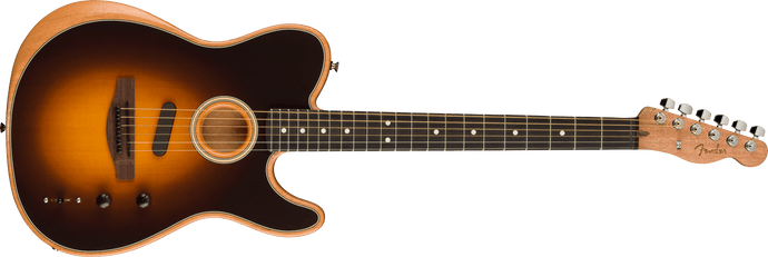 Acoustasonic Player Telecaster Guitar, Rosewood Fingerboard - “Shadow Burst” with Deluxe Soft Case