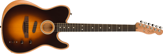 Acoustasonic Player Telecaster Guitar, Rosewood Fingerboard - “Shadow Burst” with Deluxe Soft Case