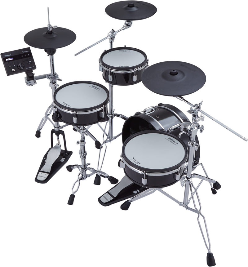 Load image into gallery viewer, ROLAND / VAD 103 / A sleek and economical electronic drum kit with an acoustic drum look, with reduced depth drums and TD-07 module. 1 tom, 1 floor, 1 spit 1 ride
