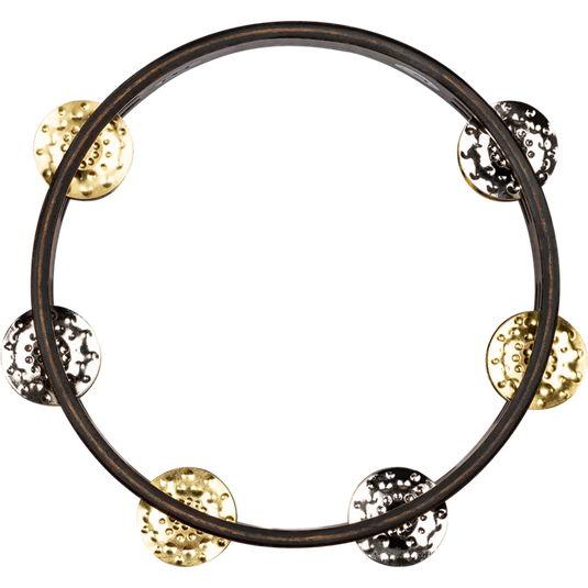 Tambourin compact en bois de 8 pouces