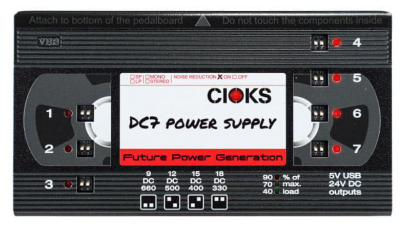 Load image into gallery viewer, Alimentation isolé de 7 sorties (DC7) édition VHS
