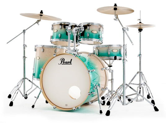 Ensemble de batterie Decade Maple Artisan ,5 pièces avec grosse caisse de 22"- Couleur Édition Limitée “White Beach Pine Fade” Dégradé de pin