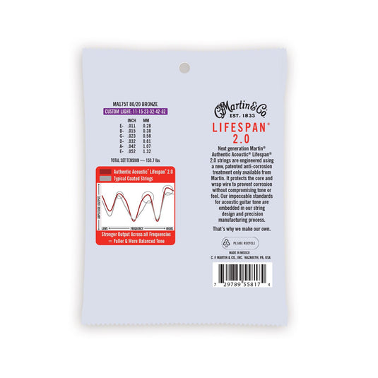 Acoustic guitar strings 11-52