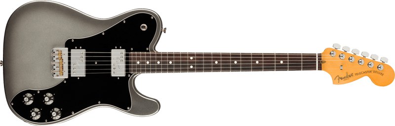 Load image into gallery viewer, &quot;Telecaster Deluxe American Professional II&quot; electric guitar, Mercury finish, rosewood fingerboard with hard case
