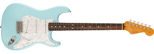 Load image into gallery viewer, Electric guitar, Limited Edition Cory Wong Stratocaster, Rosewood fingerboard - &quot;Daphne Blue&quot;, with Deluxe hard case
