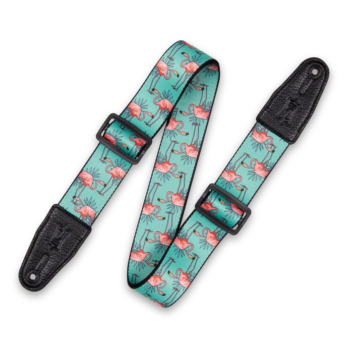 2'' polyester belt, print series - Flamingo patterns