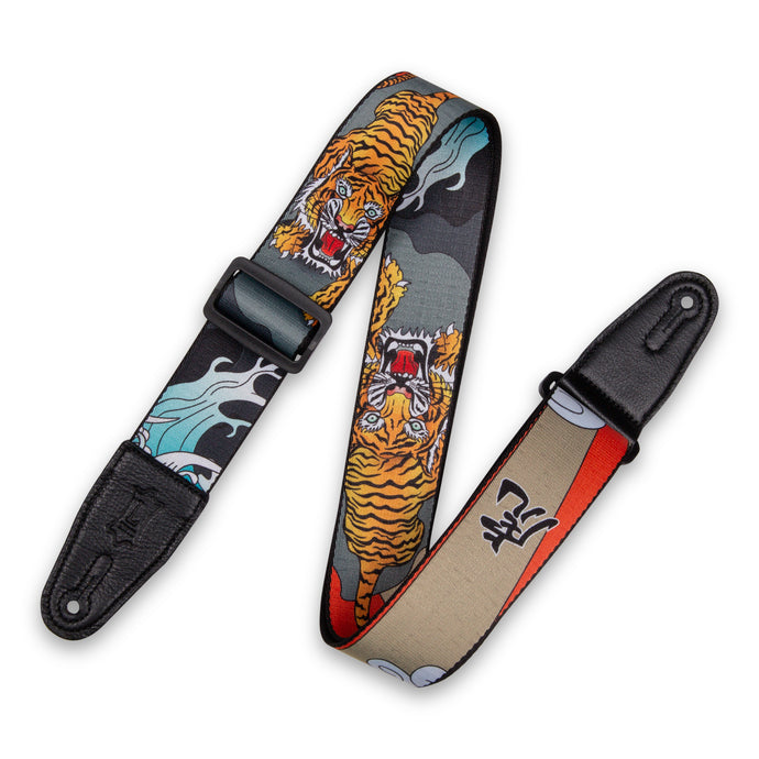 Polyester belt, printing series - Traditional Japanese Tiger motifs