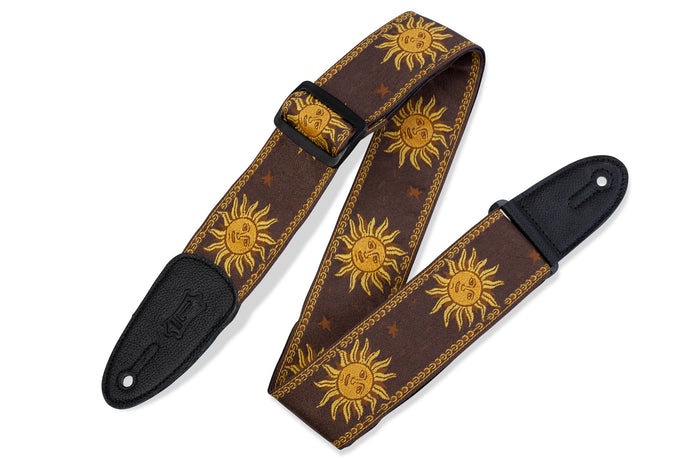 Brown woven strap with sun