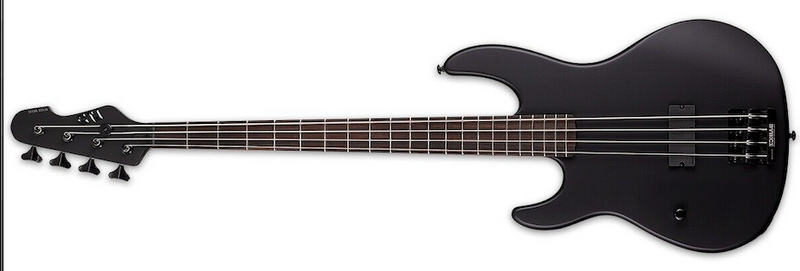 Load image into gallery viewer, Left-handed 4-string electric bass with active pickups &quot;LAP4BKMBLKSLH&quot;
