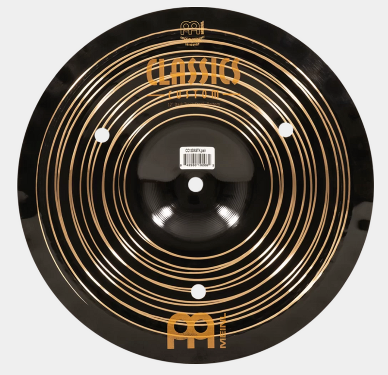 Chargez l&#39;image dans la visionneuse de la galerie, MEINL CYMBALS / CC-12DASTK / 12&quot; Classics Custom Dark Trash Stack
