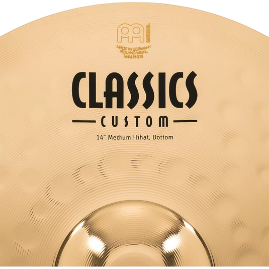 MEINL CYMBALS / CC14MH-B / Meinl 14" Classics Custom Brillant Medium Hihat